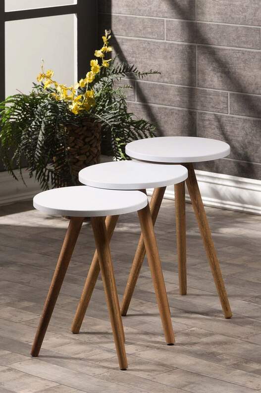 Wooden Zigon Coffee Table