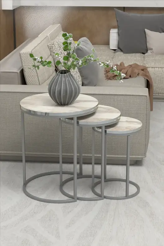 Zigon Coffee Table Silver C Lux