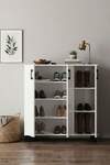 3-Door Shoe Cabinet - 8