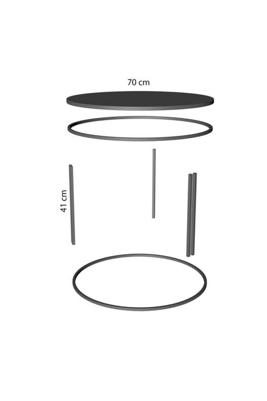 4-Piece Double Silver C Set
