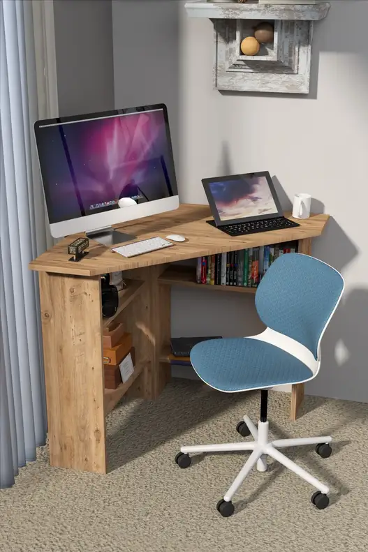 Corner Study Desk