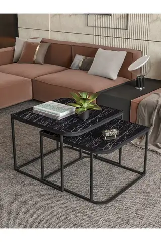 Damla Double Coffee Table