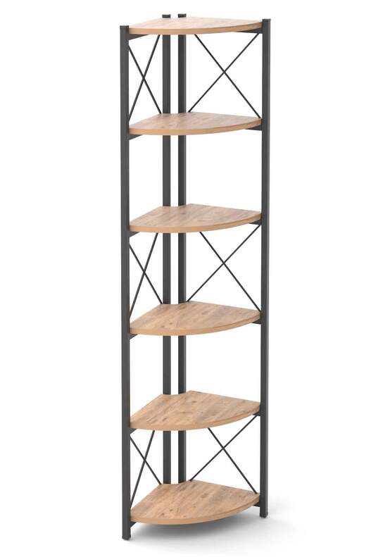 Kitaplık 6'lı Köşe Raf