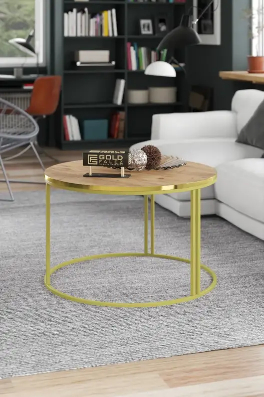 Middle Coffee Table Single Gold Luxury Special
