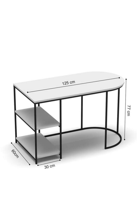 Çok Amaçlı Makyaj Masası 125 cm