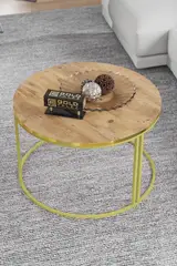 Middle Coffee Table Single Gold Luxury Special