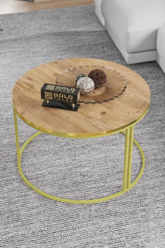 Middle Coffee Table Single Gold Luxury Special