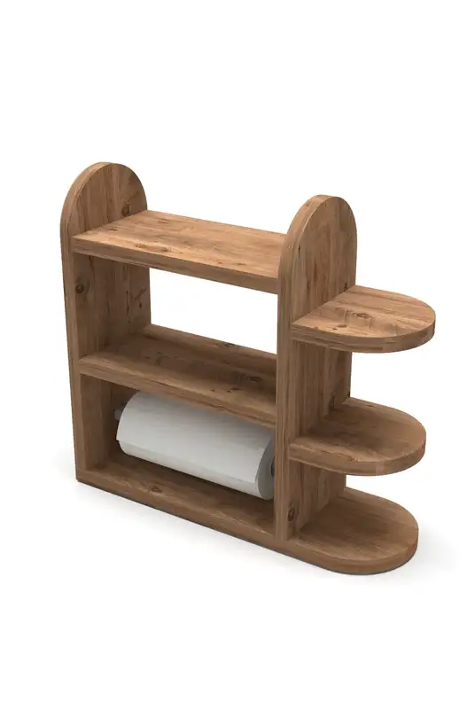 Spice Rack Kitchen Shelf with Napkin Holder