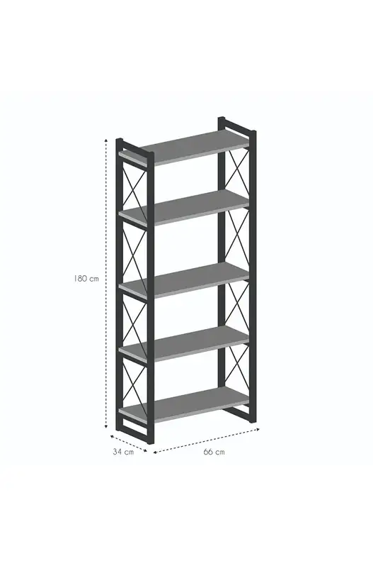 5 Shelf Bookcase