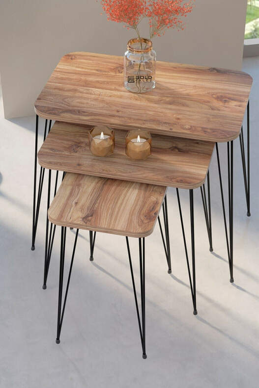 Black Wire Square Zigon Coffee Table