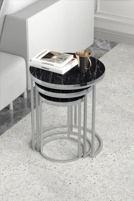 Zigon Coffee Table Silver C Lux