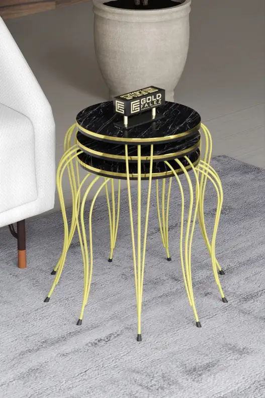 Zigon Coffee Table Luxury Double Gold