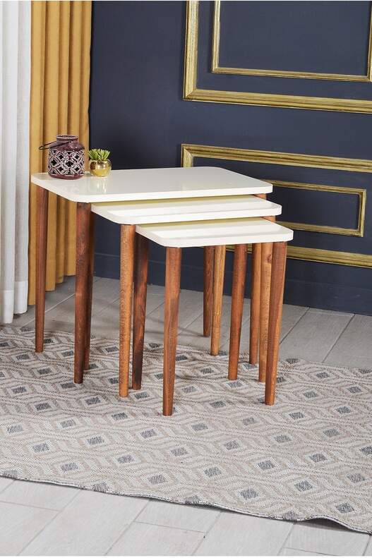Wooden Square Zigon Coffee Table
