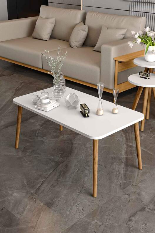 Wooden Centre Coffee Table Square