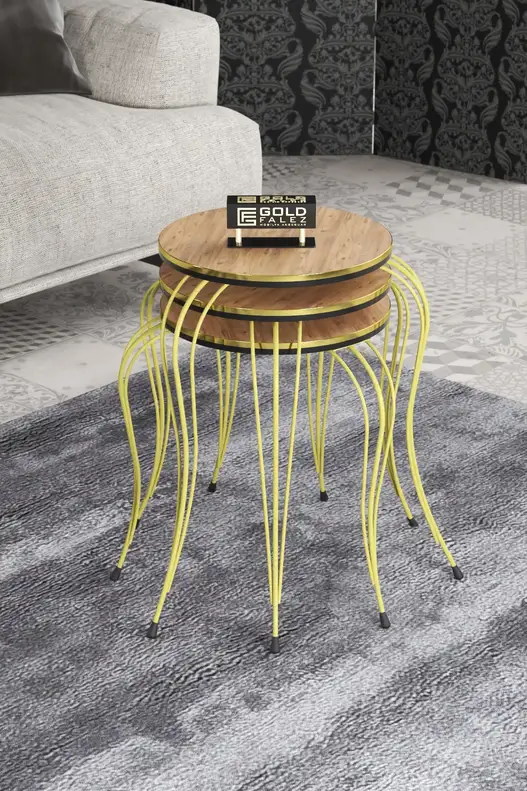 Zigon Coffee Table Luxury Double Gold