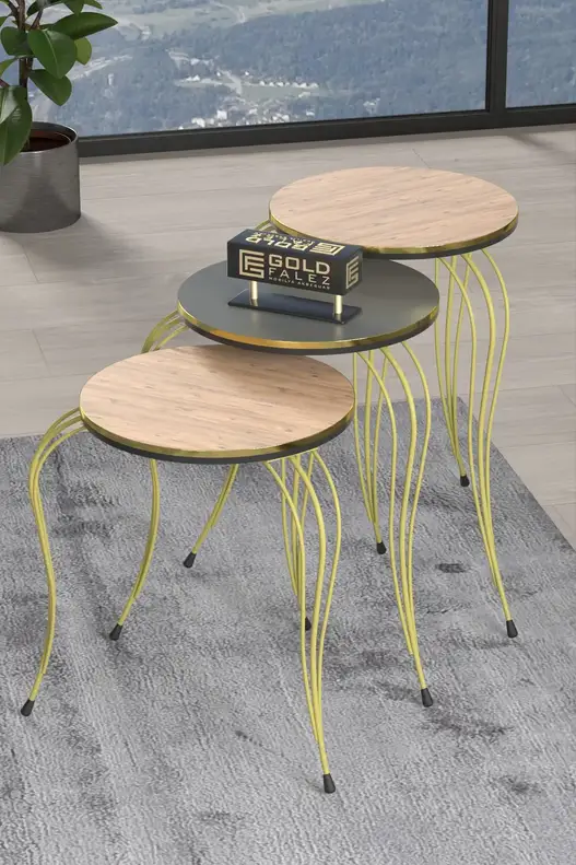Zigon Coffee Table Luxury Double Gold
