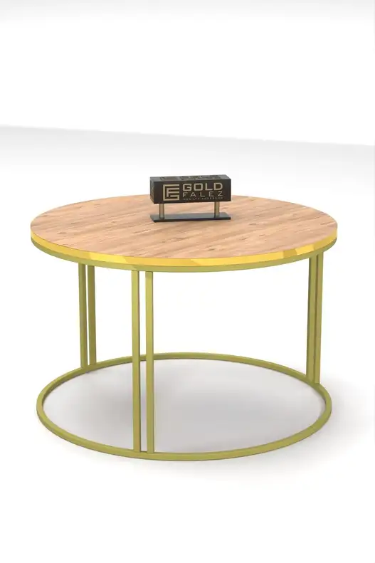 Middle Coffee Table Single Gold Luxury Special