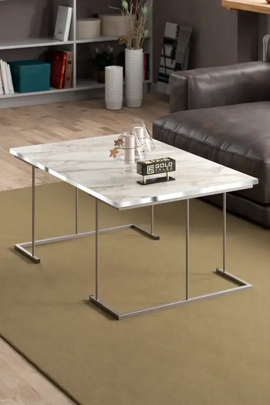 Solo Centre Coffee Table Silver