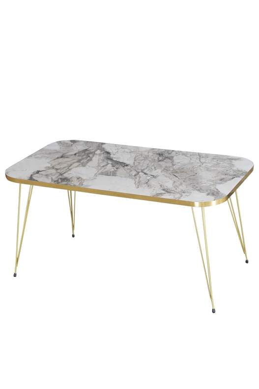 Gold Wire Centre Coffee Table Square