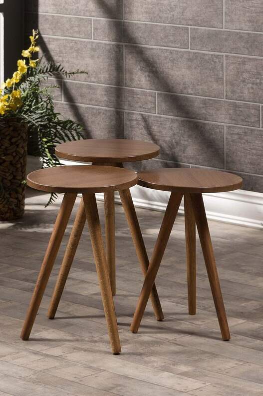 Wooden Zigon Coffee Table