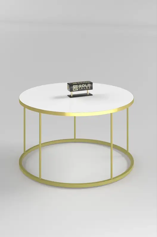 Coffee Table and Zigon Coffee Table Terra Set Gold