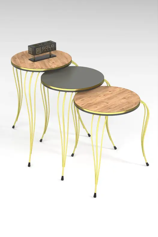 Zigon Coffee Table Luxury Double Gold