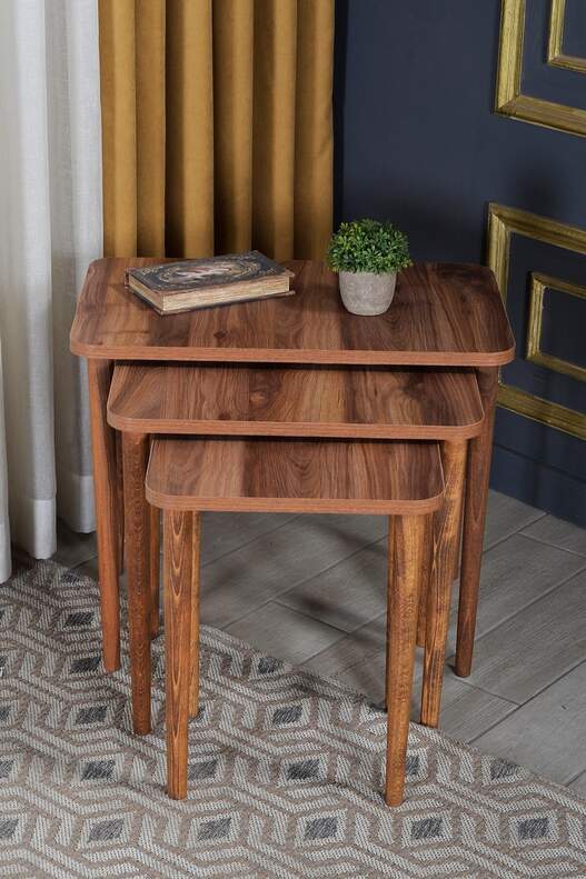 Wooden Square Zigon Coffee Table
