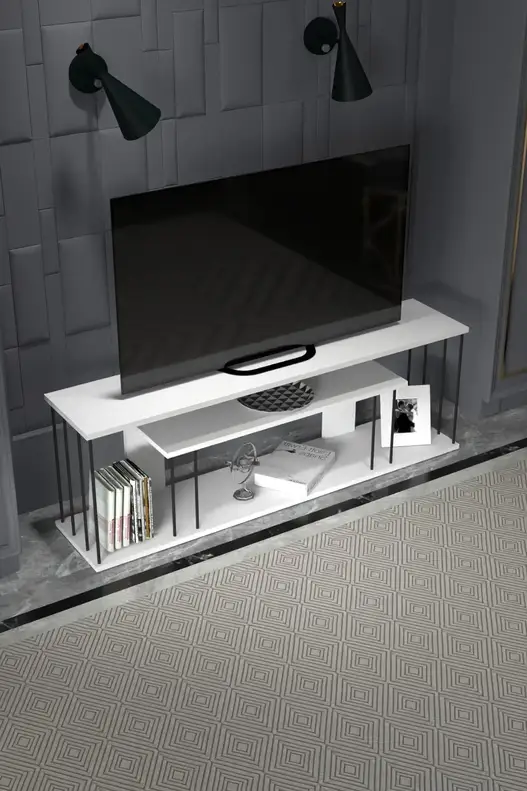 Tv Sehpası Raflı 140cm Gzd Plus