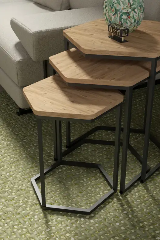 Hexagon Zigon Coffee Table