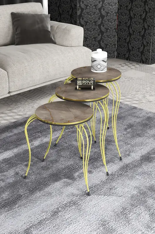 Zigon Coffee Table Luxury Double Gold