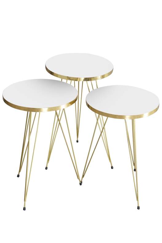 Gold Wire Zigon Coffee Table