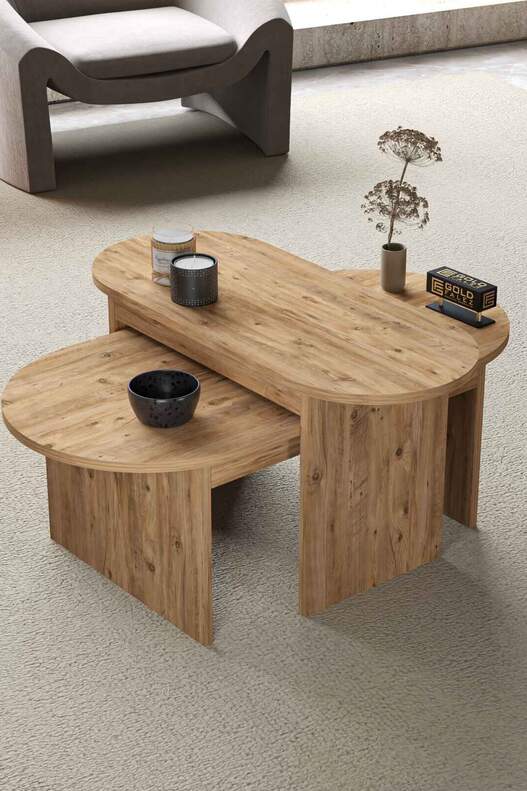 Setro 2 Piece Middle Coffee Table