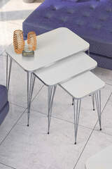 Silver Wire Square Zigon Coffee Table
