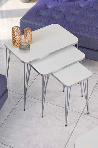 Silver Wire Square Zigon Coffee Table