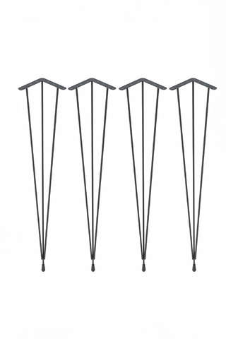 Table Leg 4 Pieces 85 Cm Hairpin Wire Legs