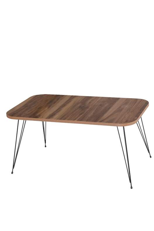 Black Wire Centre Coffee Table Square