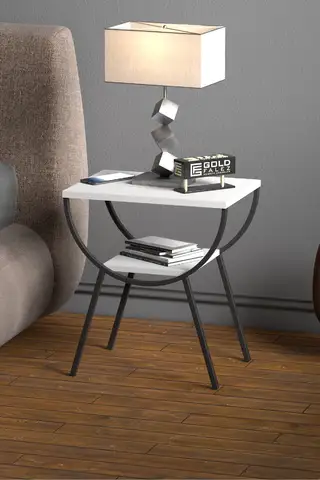 Metal Side Table Bedside Table