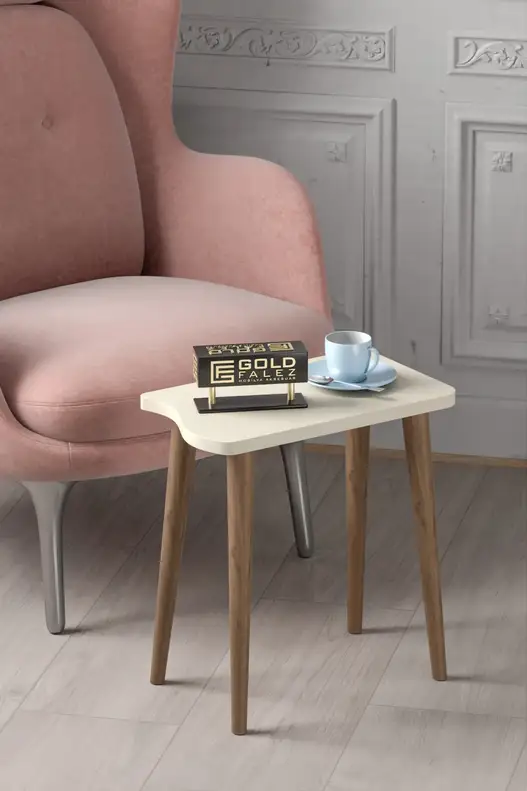 Zigon Coffee Table Wooden 4 Piece Square