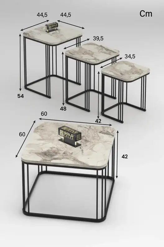Alize Center and Zigon Coffee Table Set