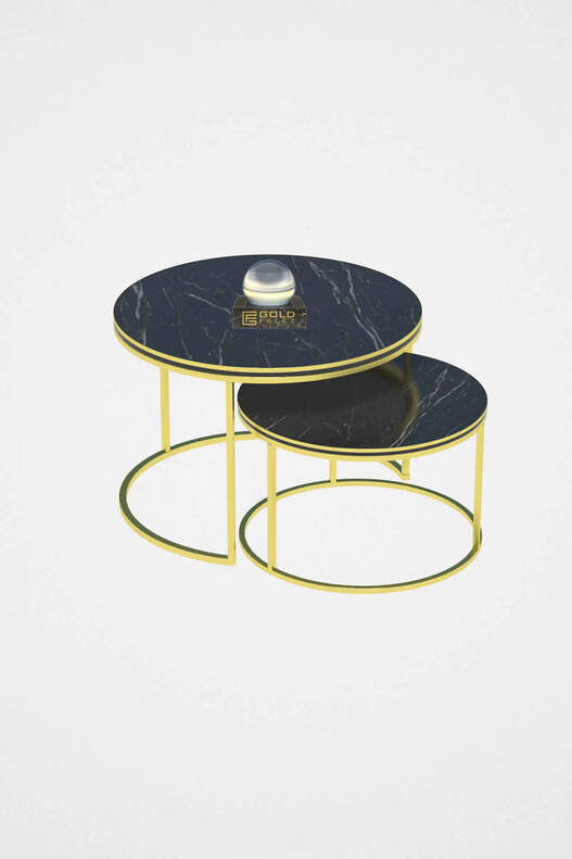 Coffee Table Double Gold Luxury Special