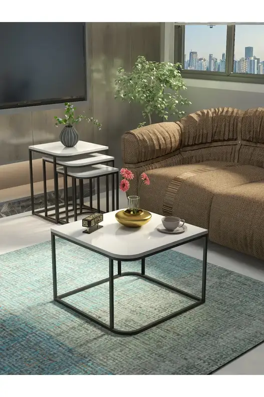 Damla Center and Zigon Coffee Table Set