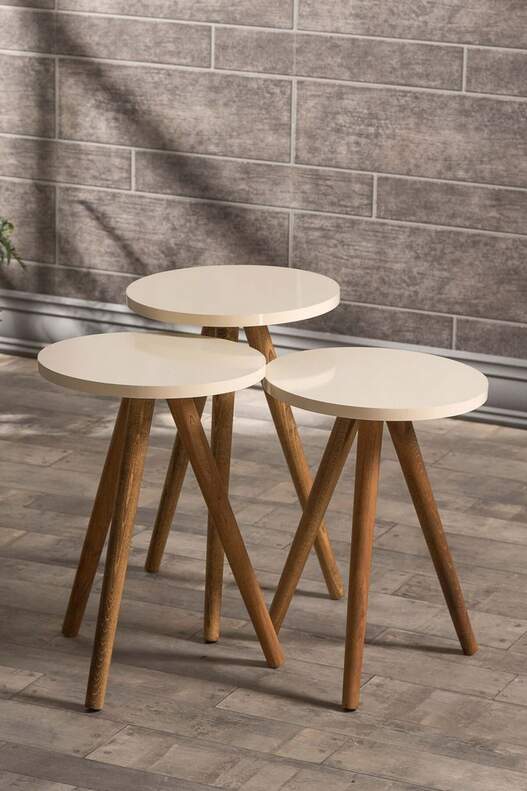 Wooden Zigon Coffee Table
