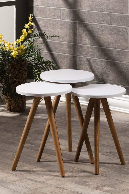Wooden Zigon Coffee Table