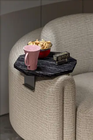 Dekoratif İkili (2 Adet) Yan Sehpa Sekizgen