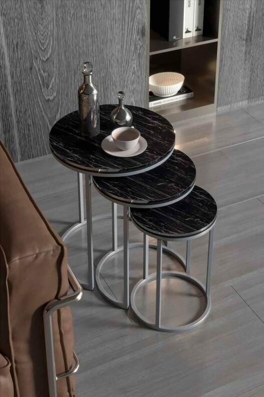 Zigon Coffee Table Silver C Lux