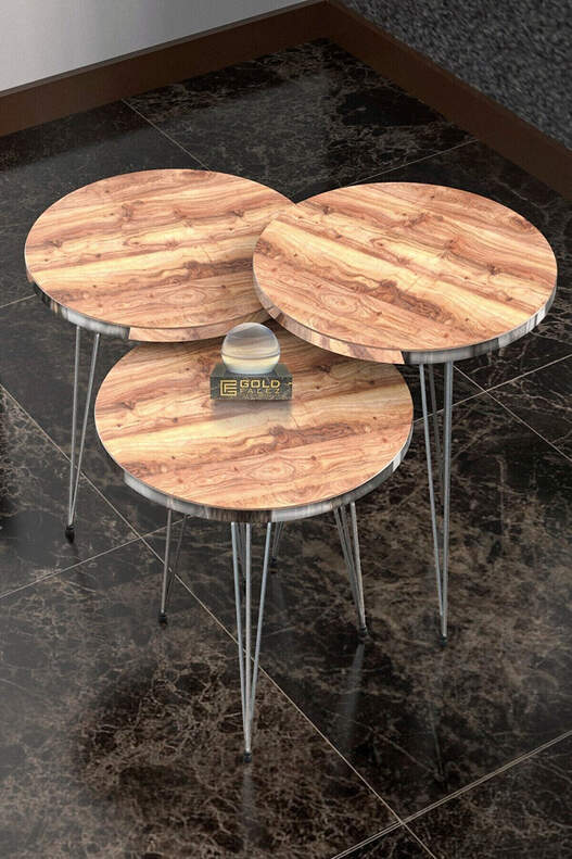 Silver Wire Zigon Coffee Table