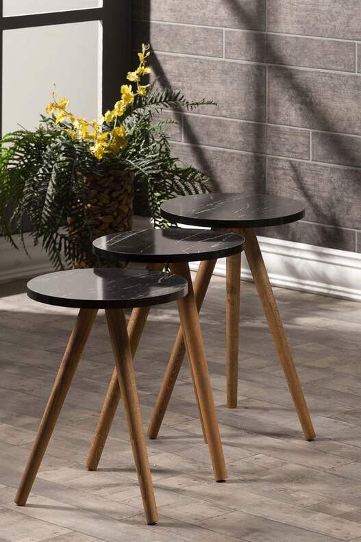 Wooden Zigon Coffee Table