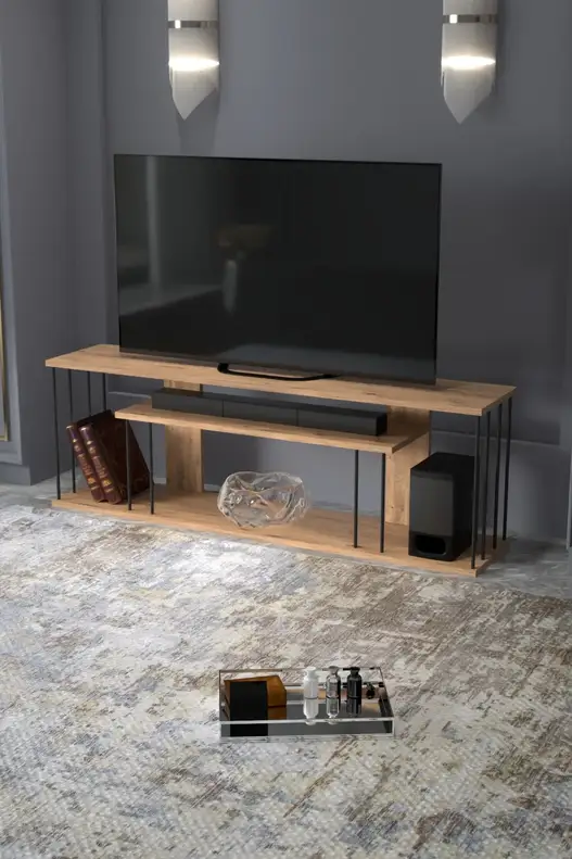 Tv Sehpası Raflı 140cm Gzd Plus