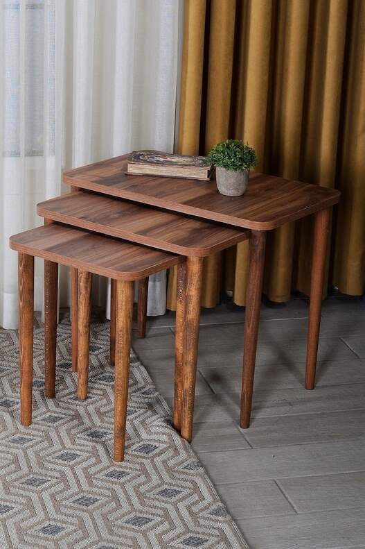 Wooden Square Zigon Coffee Table