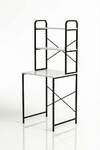 Multi-Purpose 2-Shelf Metal Bathroom Organizer White - 7